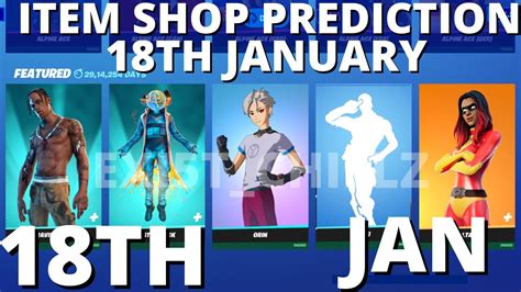 Fortnite Item Shop Prediction January Th Item Shop Predictions