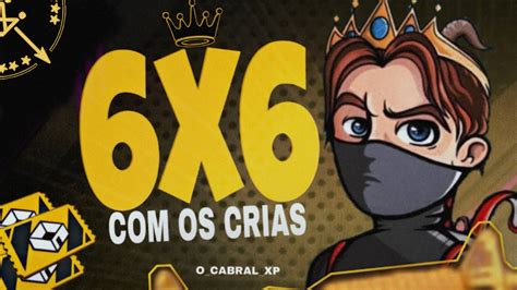 FREE FIRE AO VIVO CS 4X4 6V6 JOGANDO OS INSCRITOS