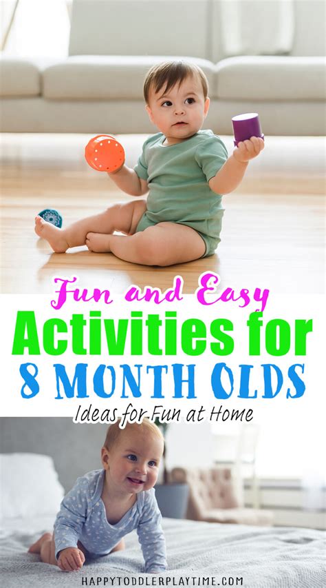 Easy Activities for Your 8-Month-Olds - Happy Toddler Playtime