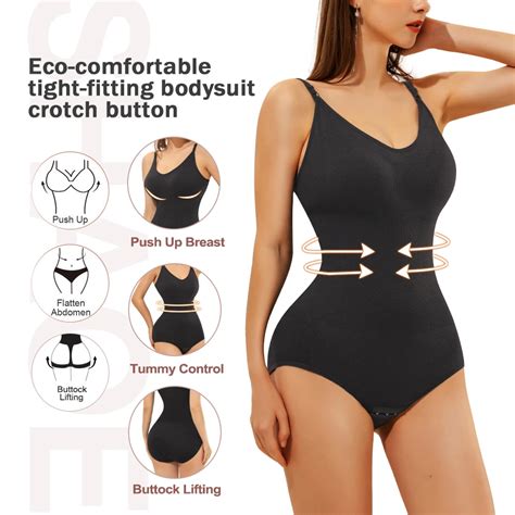 Misthin Bodysuit Full Body Shaper Woman Flat Belly Push Up Butt Lifted Corset Underwear Colombia