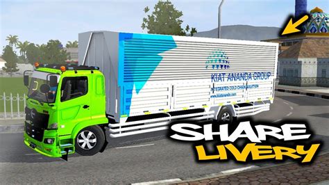 SHARE LIVERY MOD TRUK HINO KIAT ANANDA GROUP FREE PPL YouTube