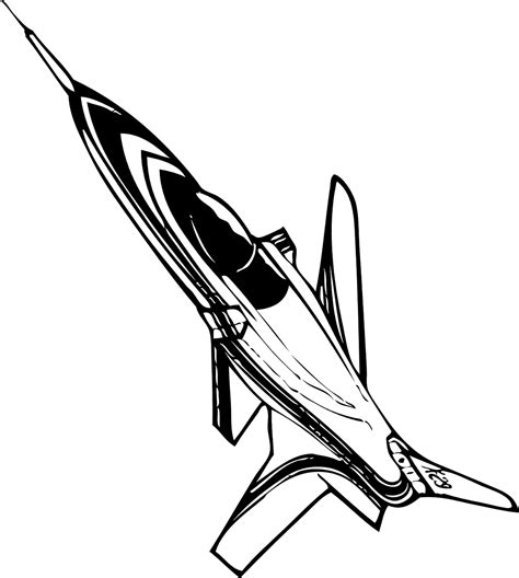 Fighter Jet Plane Vector Clipart