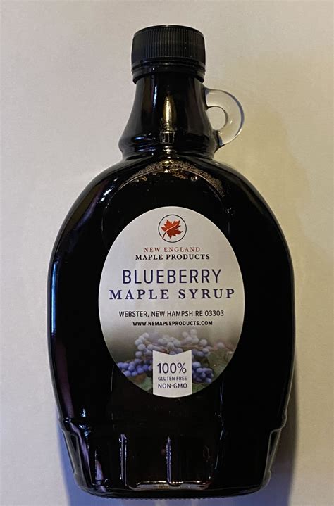 Blueberry Maple Syrup 12oz New England Maple Products