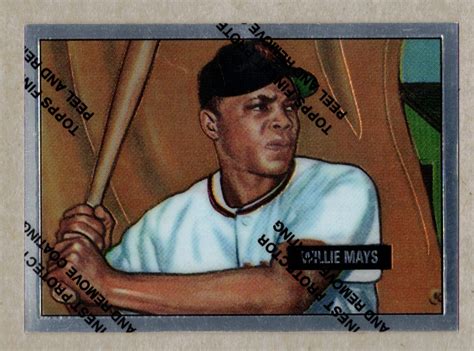 Topps Finest Commemorative Set Willie Mays New York Giants