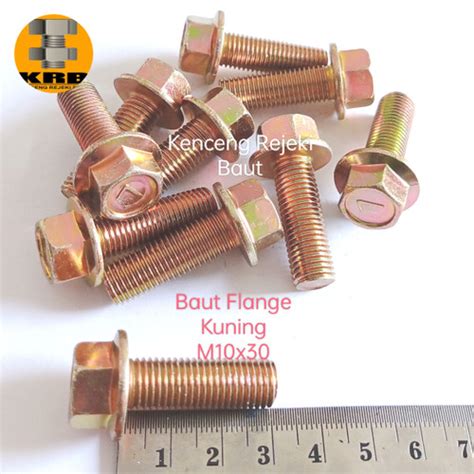 Jual Flange Bolt M X Baut Flange Panjang Cm Kunci Baut