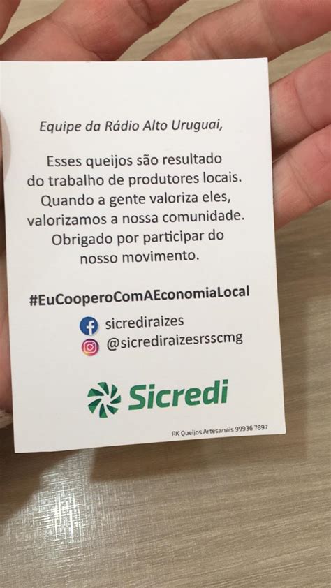 Sicredi Raízes RS SC MG reforça a campanha Eu Coopero a Economia