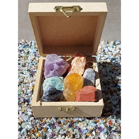 Pedras Dos Chakras Kit 7 Pedras Naturais Grandes Brutas Shopee Brasil