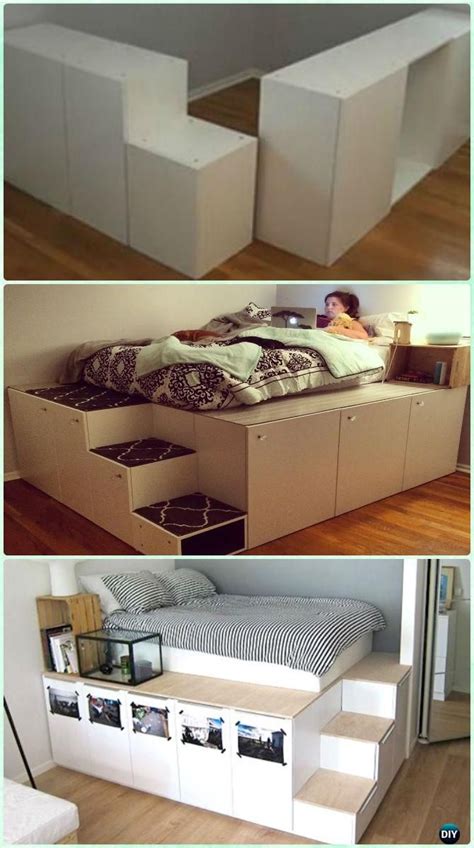 Diy Ikea Kitchen Cabinet Platform Bed Instructions Diy Space Savvy