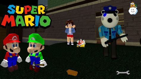 Luigi Y Mario Intentan Escapar De Piggy Roblox Youtube