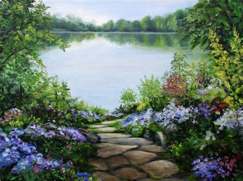 Lake View Original Art by Anna Good :: PicassoMio