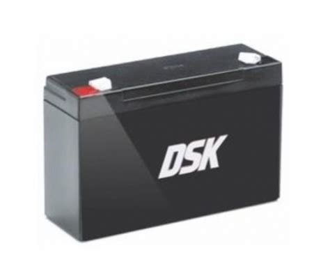 DSK Bateria Plomo Acido 6v 12ah Negro En Idirecto