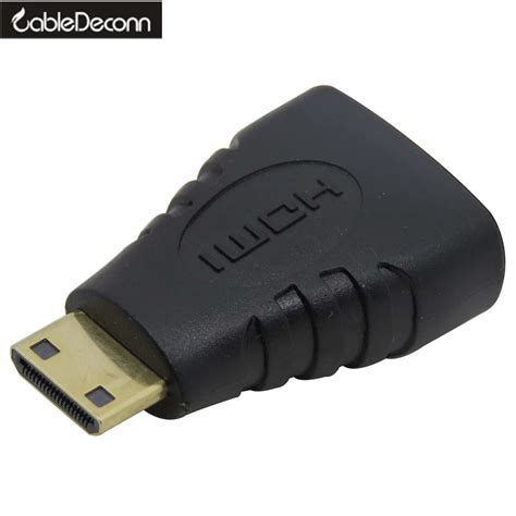 Mini HDMI Male to HDMI 1.4 Female adapter connector coupler for MP3 DC ...