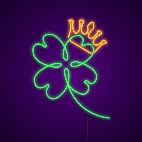 Shamrock Crown Neon Light Sign Neonize