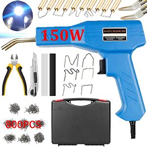 W Upgraded Plastic Welder Kit Pcs Hot Stapler Welding Machine Car