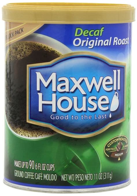 Packs Maxwell House Decaf Original Ground Coffee Ounce