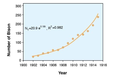 Exponential Population Growth Graph