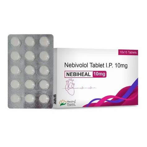 Nebivolol Hydrochloride 2 5 Mg Tablets at Rs 125 box नबवलल टबलट