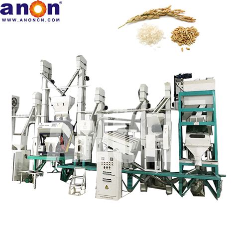 Anon 20 30tpd China Top Quality Fully Automatic Rice Mill Plant China