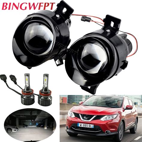 Pcs Car Styling High Brightness Fog Lights Lens For Nissan Almera