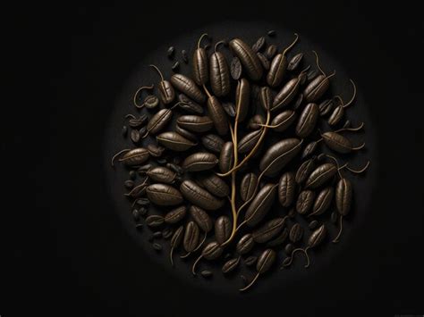 Premium Ai Image Aromatic Cup Of Coffee With Smoke And Beans