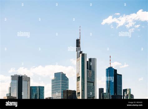 Germany, Frankfurt, view to skyline Stock Photo - Alamy