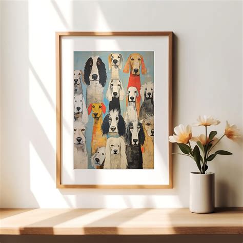 Colorful Art, Dog Poster, Dog Breeds, Cute Dog Prints, Pet Poster ...