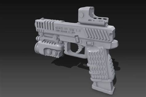 3d Printed Glock Files To Download And To 3d Print For Free 3dpea