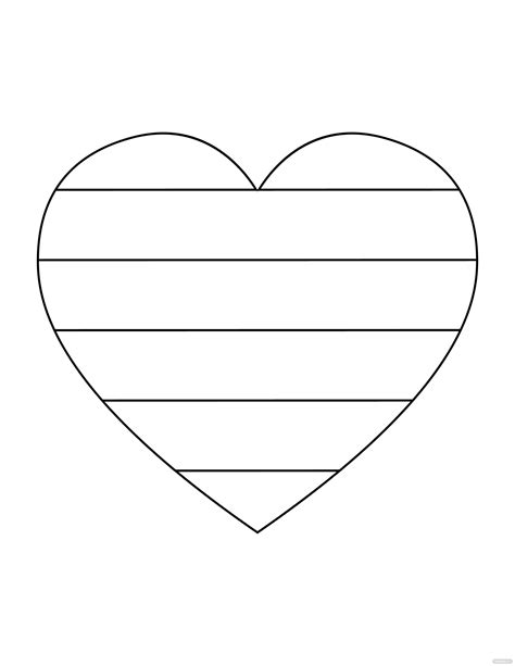 Free Pride Heart Coloring Page Heart Coloring Pages Coloring Pages To