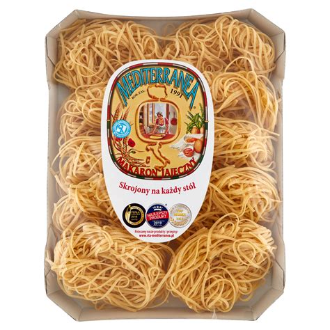 Mediterranea Makaron jajeczny 103 wstążka standard 500 g DHT Online