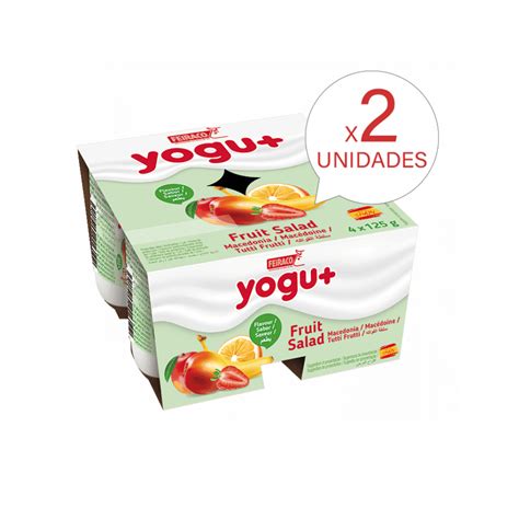 Yogurt Macedonia Feiraco 8 X 125 G 4 41 Oz Supermarket 23 Es Una