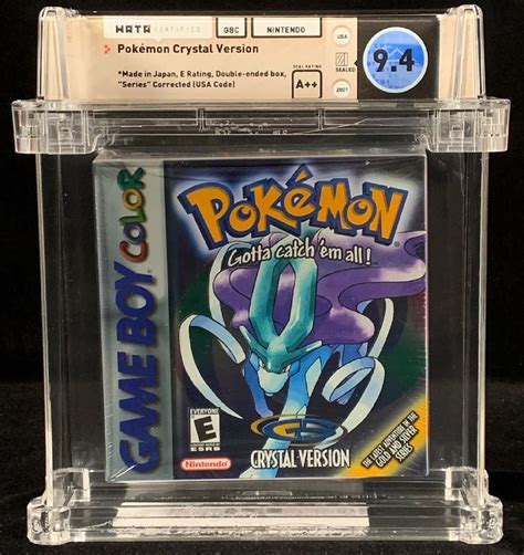 Pok Mon Crystal Wata A Graded For Auction At Comicconnect