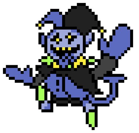 Pixilart Custom Jevil Sprite Chaos By Voidoomer