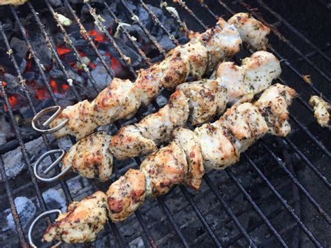 Souvlaki Griechische Spie E Vom Grill