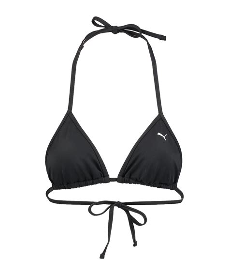 Puma Triangel Bikini Top Damen Schwarz F Schwarz