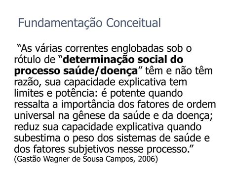 Ppt Determinantes Sociais Do Processo Sa De Doen A E Trabalho