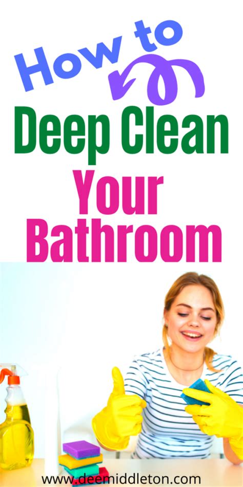 How To Deep Clean Your Bathroom Artofit