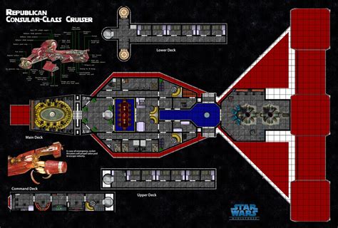 Old Republic Consular Class Cruiser By Theshepster Rpg Ship Schematics Star Wars Novels