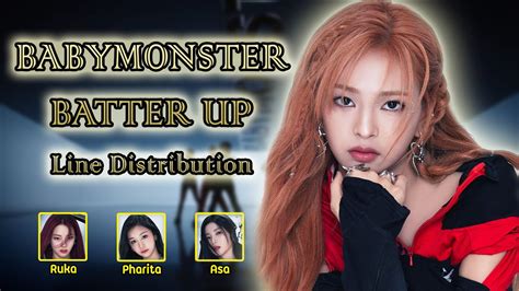 Babymonster Batter Up Line Distribution Youtube