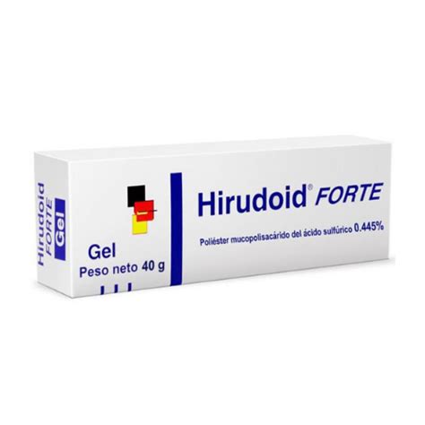 Hirudoid Forte Pomada Gel Dra Mariela Mora