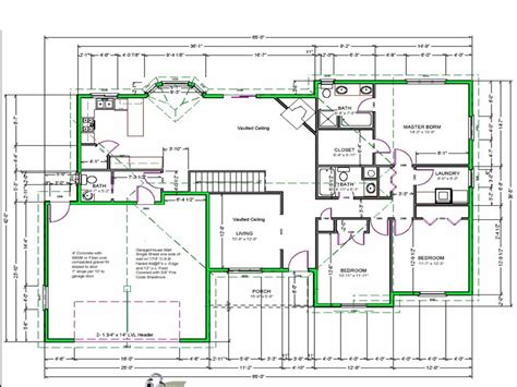 Floor Plan Drawing Free Drafting Getdrawings Bodenswasuee