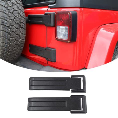 Rear Spare Tire Tailgate Door Hinge Replacement Cover Liftgate Trim Cover For Jeep Wrangler Jk