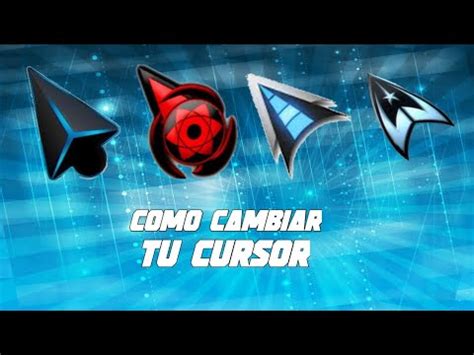 Como Cambiar El Cursor De Tu Pc YouTube