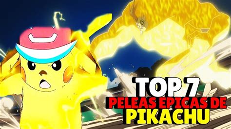 Top Peleas Epicas De Pikachu Youtube