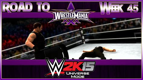 Wwe 2k15 Universe Mode Betrayal Week 45 Youtube