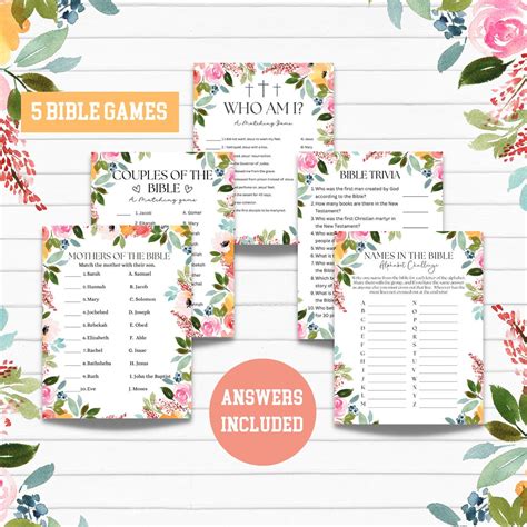 5 Bible Games Bible Trivia Bible Trivia Game Bible Games Christian ...