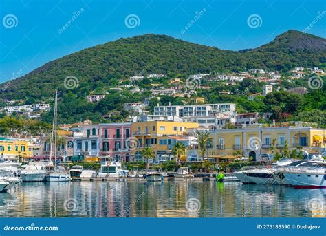 Ischia Italy May Boats Mooring At Casamicciola Terme