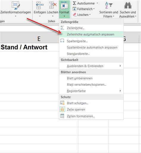 Excel Zeilenh He Automatisch Anpassen Krakovic De