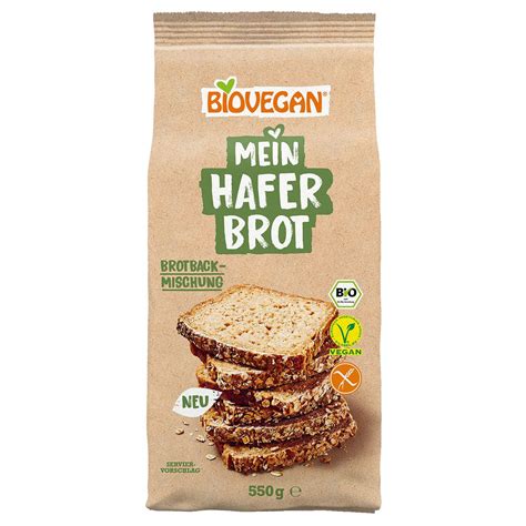 Biovegan Mein Hafer Brot Brotbackmischung Vegan Kaufen