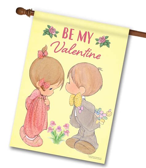 Buy Precious Moments Be My Valentine House Flag