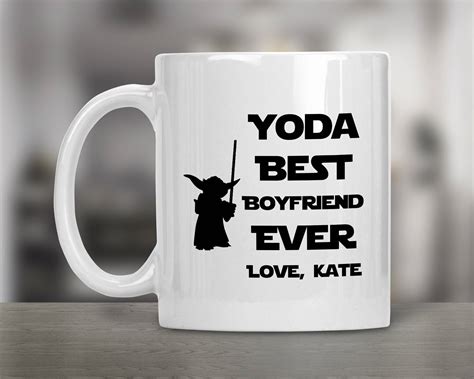 Star Wars Mug Yoda Best Boyfriend Mug Star Wars Gift Boyfriend Mug